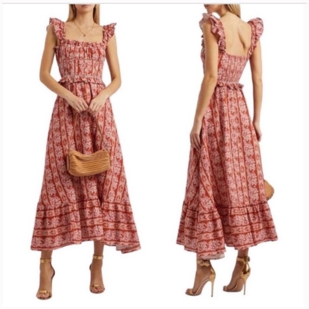 House of Harlow 1960 Helena Floral Maxi Prairie Dress